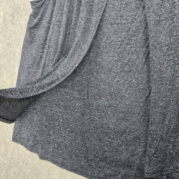 Apt. 9 Womens Sleeveless Tank Top Black Heather Size 3X Rayon Blend Relaxed Fit - Picture 3 of 9